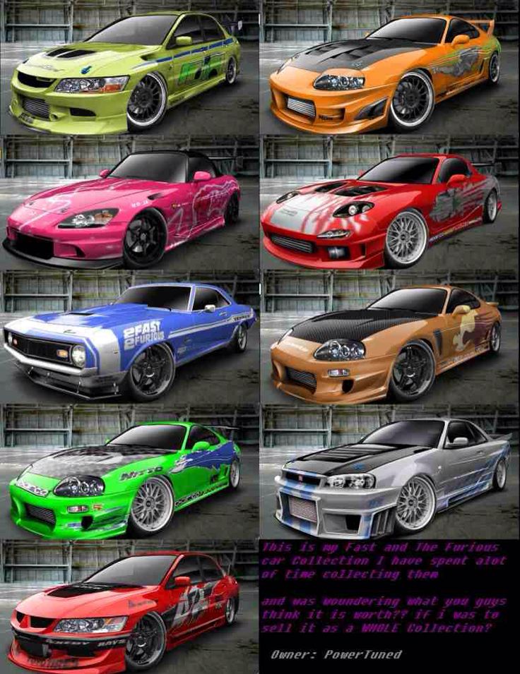 an image of many different colored cars in the same color and size, all on one page