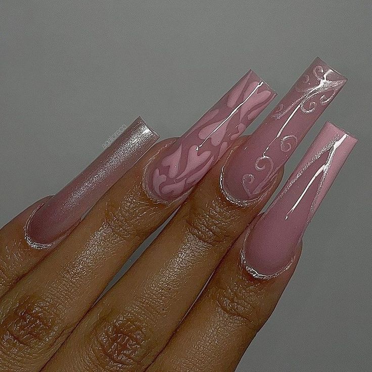 Baby Pink Nails, Cute Acrylic Nail Designs, Her Nails, Classy Acrylic Nails, Long Acrylic Nails Coffin, Acrylic Nails Coffin Pink, Long Square Acrylic Nails, Bling Acrylic Nails, Acrylic Nails Coffin Short