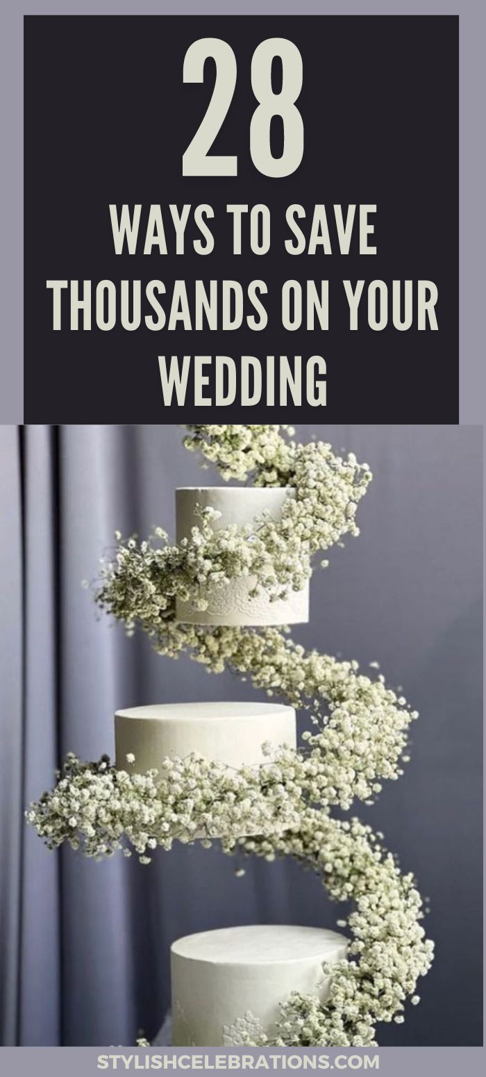 28 Genius Ways to Save Money on Your Wedding Wedding Planning On A Budget Diy, Big Wedding On A Budget, Ways To Save Money Wedding, Diy Wedding Budget, Ways To Save On Wedding, Tips To Save Money On Wedding, Wedding Challenge, Wedding Budget Tips, Wedding On A Small Budget