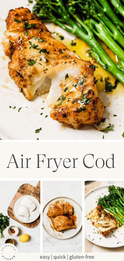 air fryer chicken with asparagus on the side