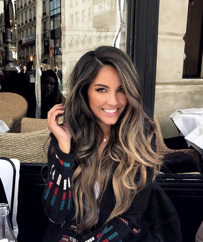 Bayalage Dark Hair, Bilage Hair, Hair Goals Long, Balage Hair, Blonde Bayalage, Hair Balayage, Ombre Hair Color, Hair Color And Cut, Hair Color Trends