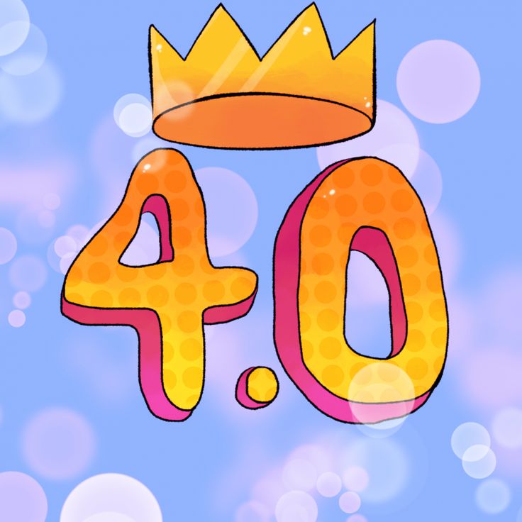 the number forty four with a crown on top is shown in front of a blue background