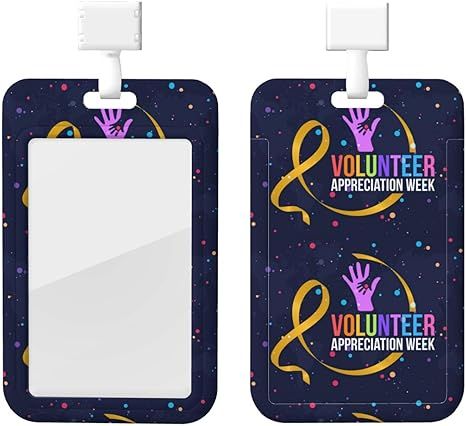 Volunteer Badge, Volunteer Appreciation Week, Student Doctor, Volunteer Appreciation, Nurse Office, Tag Holder, Teacher Student, Office Products, Name Tags