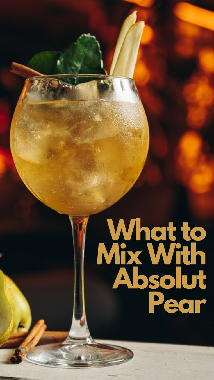 What to Mix With Absolut Pear Drinks With Pear Vodka, Absolut Pear Vodka Drinks, Cocktails With Pear Vodka, Vodka Fruity Mixed Drinks, Pear Liqueur Recipes, Pear Alcoholic Drinks, Pear Drinks Alcohol, Pear Vodka Recipes, Pear Vodka Cocktails