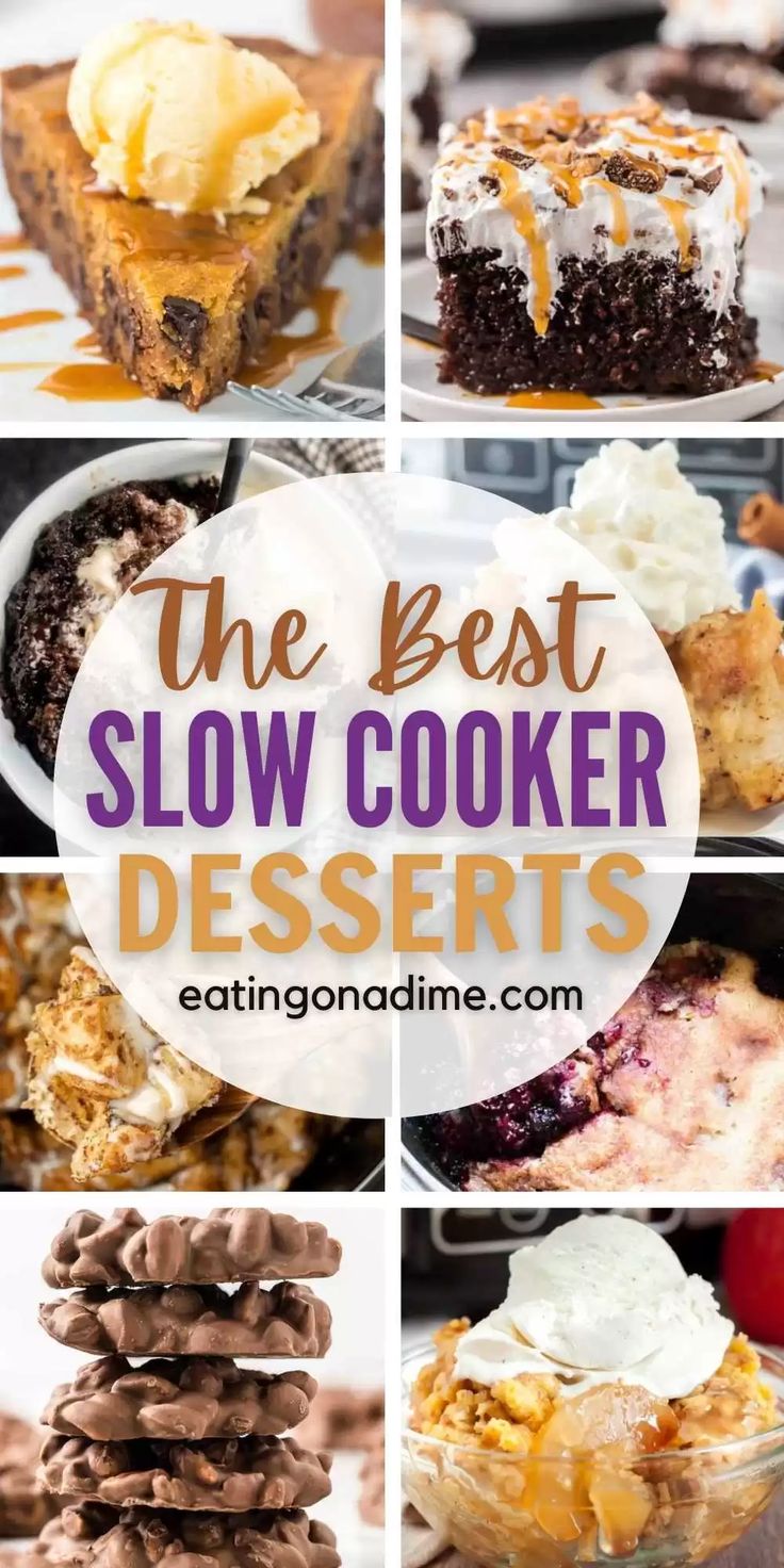 the best slow cooker desserts that are easy to make and delicious for everyone