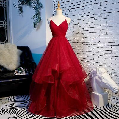 Dark Red Prom Dress, A Line Party Dress, School Event Dress, Tulle Long Prom Dress, Elegant Evening Dresses, Prom Dresses Elegant, Prom Dress Evening, A Line Evening Dress, Prom Ideas