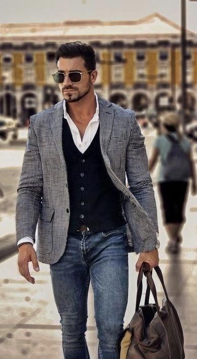 White Oxford Shirt, Older Mens Fashion, Herren Style, Mens Fashion Smart, Layered Fashion, Mens Fashion Fall, Smart Casual Outfit, Mens Fashion Casual Outfits, Stylish Mens Outfits