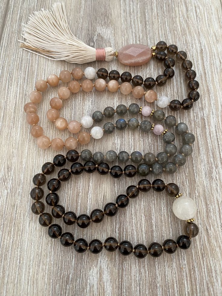 Celestial Energy, The Full Moon, Moonstone Beads, Smokey Quartz, Sell Out, Focal Bead, Quartz Stone, Energy Healing, Full Moon