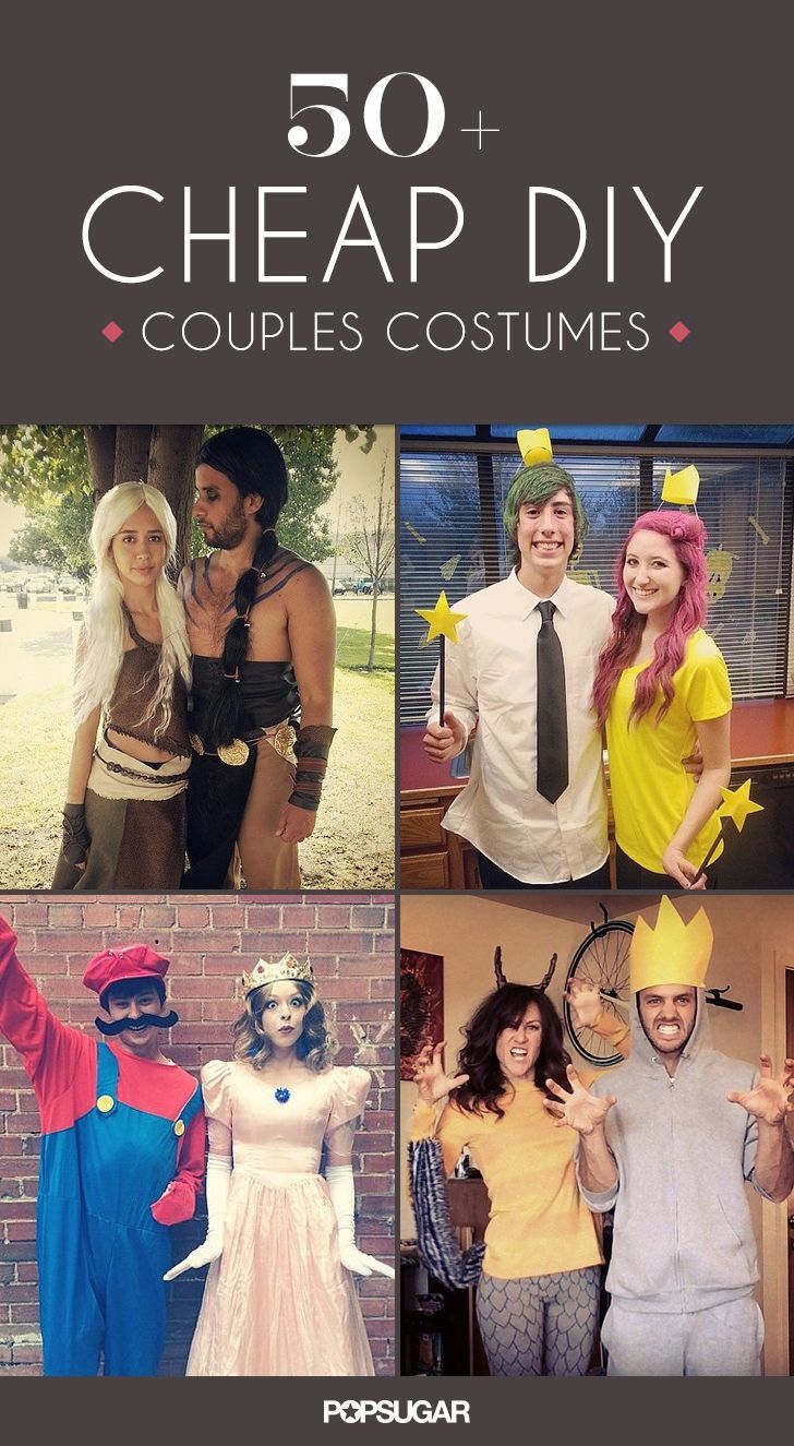 50 + cheap diy couples costumes