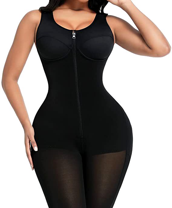 Boobs- & Butt-Lifting Shapewear Size up for comfort in this true-to-size shaper that offers full coverage. From bust to booty, this garment is created to cinch in the midsection while lifting your assets for a dazzling silhouette. A good range of sizing helps make this breast- and butt-lifter shapewear a fantastic find. This style is the top choice from our Miracle Trim Waist Body collection for all the benefits it provides. Our Booty and Body Shaper helps tighten your midriff and tone your thig Grease Hairstyles, Shapewear For Women, Full Body Shaper, Reduce Body Fat, Facial Brushes, Post Surgery, Under Dress, Women's Shapewear, Body Shaper