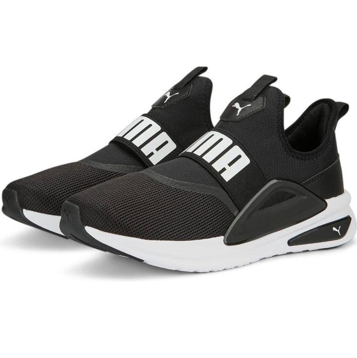 Slip-On Sneaker Modern Black Running Shoes With Vented Sides, Black Slip-on Functional Sneakers, Black Modern Slip-on Sneakers With Cushioned Footbed, Slip-on Black Running Shoes, Black Training Running Shoes With Vented Sides, Black Slip-on Athleisure Running Shoes, Dynamic Slip-on Sneakers For Sports, Black Sneakers With Vented Sides For Light Sports, Black Slip-on Sneakers With Boost Midsole For Light Sports