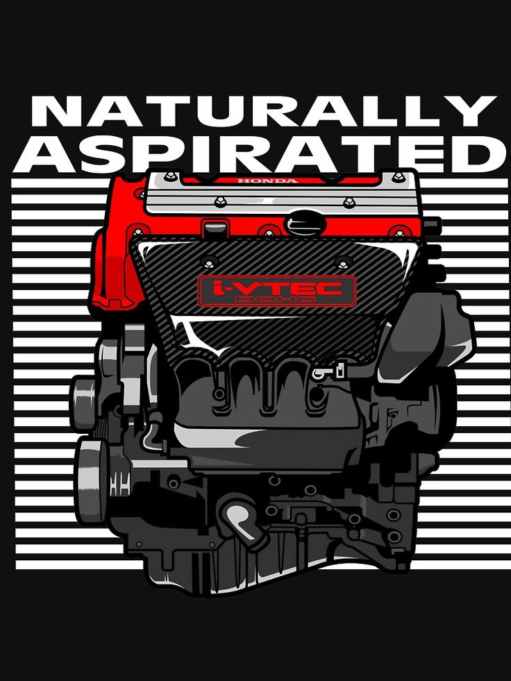 an engine with the words naturally aspirated on it