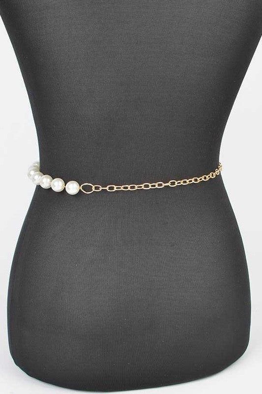 Accentuate your style with the Pearl Station Iconic Chain Belt. This elegant accessory features a chain design adorned with delicate pearls, adding a touch of sophistication to any outfit. Elevate your wardrobe with this iconic and versatile piece. One Size / AdjustableWidth - 0.65"Length - 47"Composition - PVC, Lead & Nickel Compliant Chain Design, Novelty Socks, Chain Belt, The Pearl, Elegant Accessories, Fashion Socks, Composition, Fashion Accessories, Wardrobe