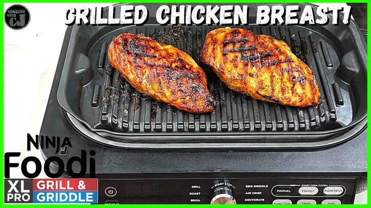 Ninja Foodi Xl Pro Grill And Griddle Recipes, Grill Chicken Breast Recipes, Grill Chicken Breast, Ninja Foodi Grill, Ninja Grill, Grilled Chicken Breast Recipes, Ninja Cooking System Recipes, Grill Ideas, Diy Mixes