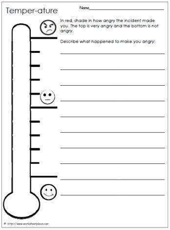 a thermometer worksheet for kids to practice temperature