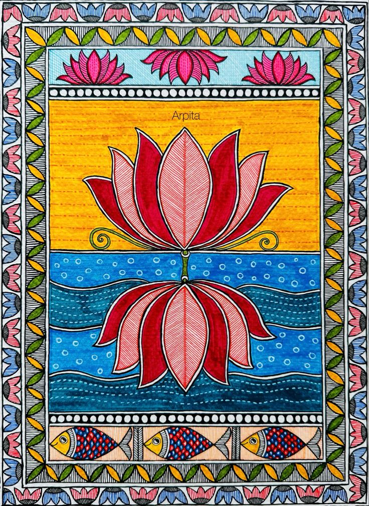 an art work with flowers and watercolors on the paper, depicting different colors