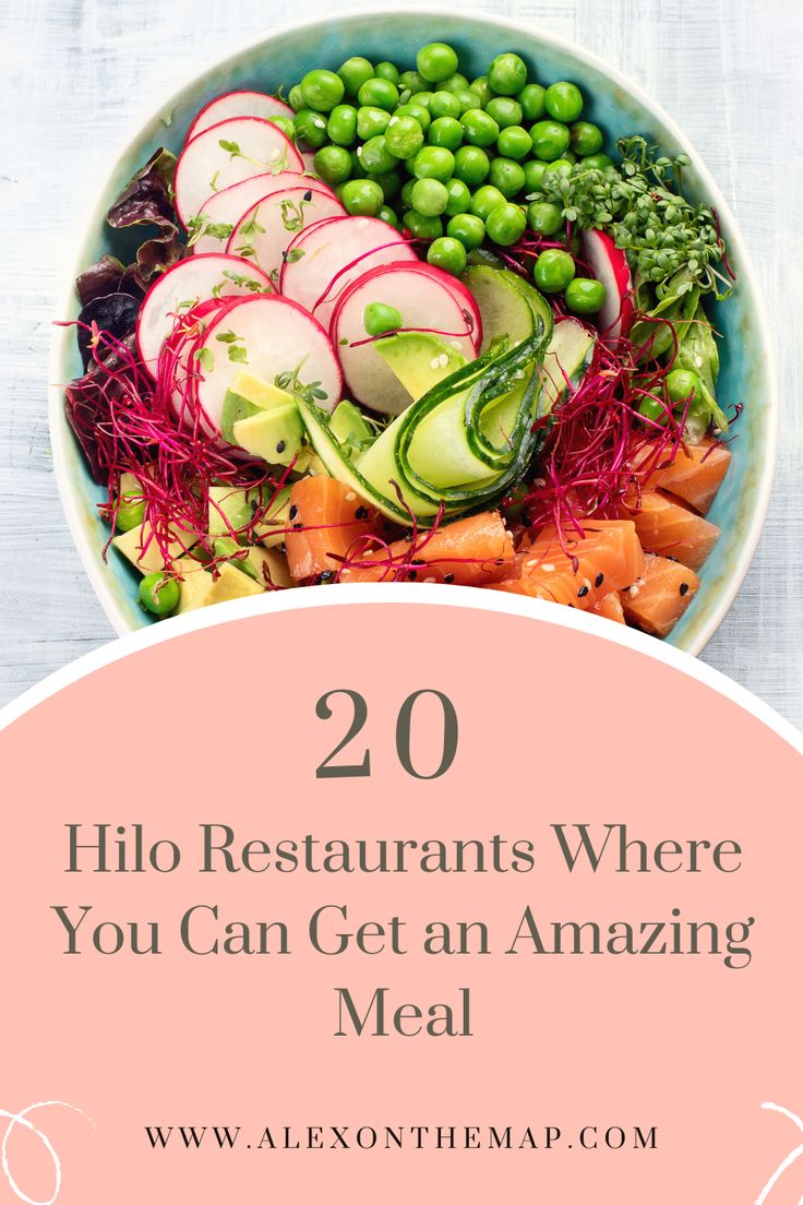 Text overlay: 20 Hilo Restaurants Where You Can Get an Amazing Meal poke bowl with text 20 hilo restaurants where you can get an amazing meal Traditional Hawaiian Food, Tropical Breakfast, Visiting Hawaii, Plant Based Breakfast, Hawaiian Food, Eat Lunch, Big Island Hawaii, Vegan Breakfast, Big Island