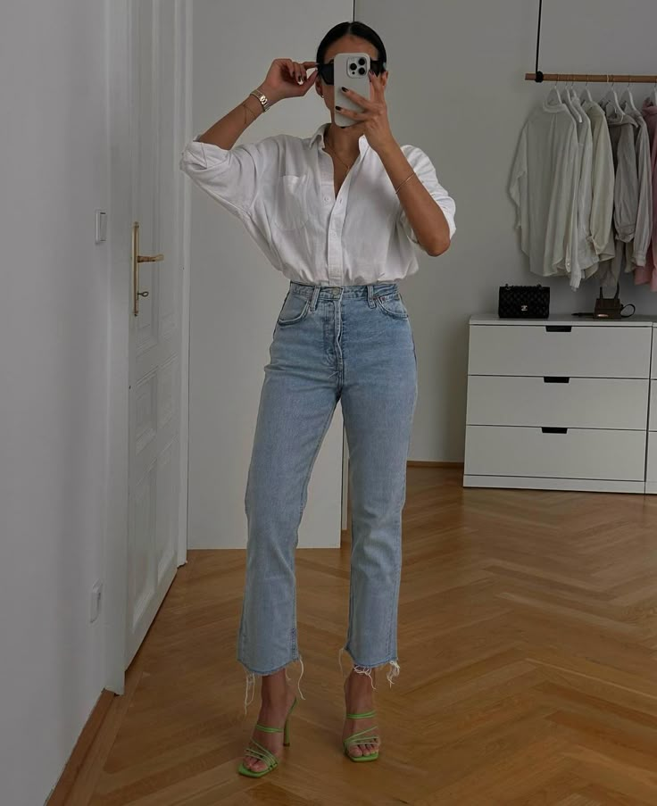 Chique Outfits, Outfit Jeans, Mode Casual, Dinner Outfits, Casual Work Outfits, Mode Inspo, Casual Chic Style, Looks Style, Mode Inspiration