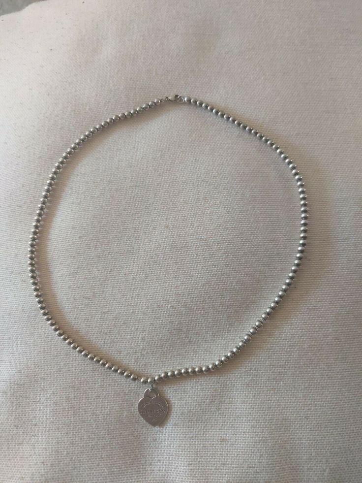 Return to tiffany bead necklace · $200.00 Return To Tiffany, Bead Necklace, Jewellery And Watches, The Uk, Pearl Necklace, Beaded Necklace, Beads