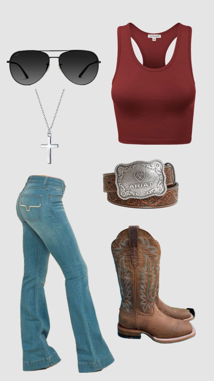 Country Outfits Women, Princess Inspired Outfits, Cute Cowgirl Outfits, Casual Country Outfits, Southern Outfits, Country Style Outfits, Western Wear Outfits, Cute Country Outfits, Looks Country