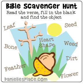 the bible scavenger hunt