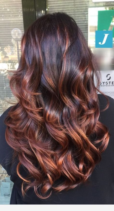 Red Balayage Hair, Underlights Hair, Violet Hair, Long Hair Color, Brown Hair Balayage, Hair Color And Cut, Brown Hair With Highlights, Auburn Hair, Hair Color Balayage