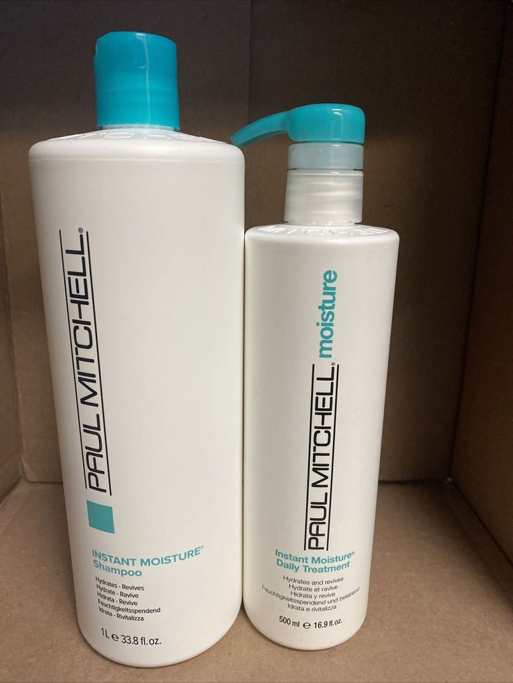 PAUL MITCHELL INSTANT MOISTURE DAILY SHAMPOO & TREATMENT Duo. Moisturizing Shampoo, Paul Mitchell, Shampoo And Conditioner, Shampoo Bottle, Health And Beauty, Hair Care, Moisturizer, Beauty, Quick Saves