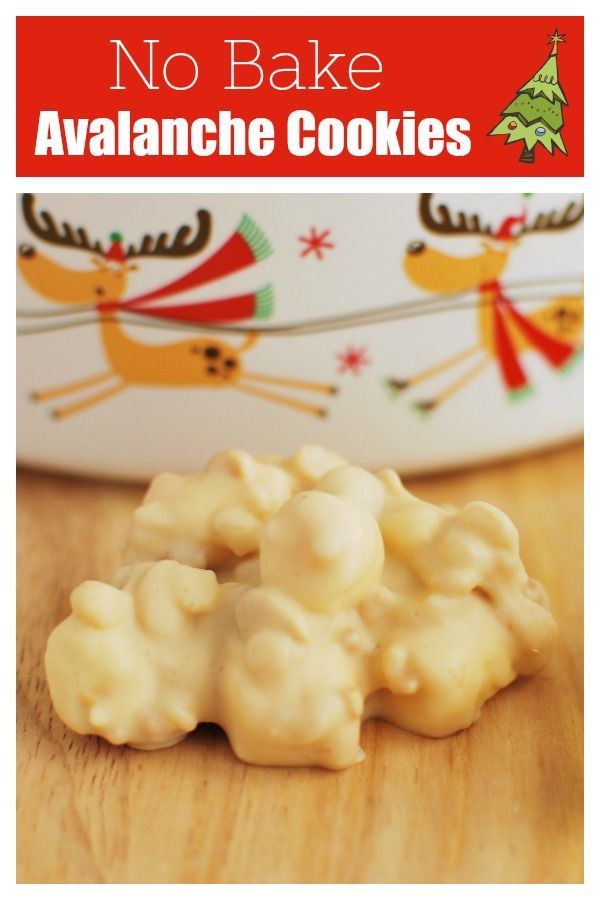 a close up of some kind of food on a table with the words almond bark drop cookies