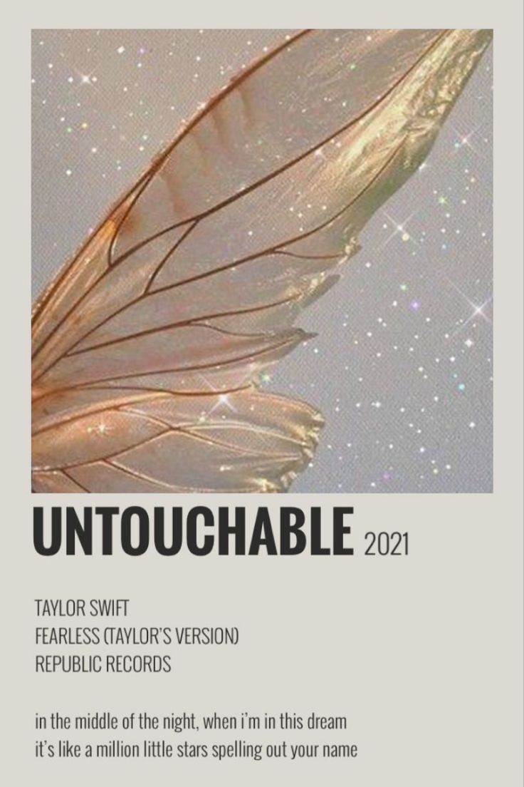 the cover of untouchable, featuring a feather flying through the sky with stars in the background