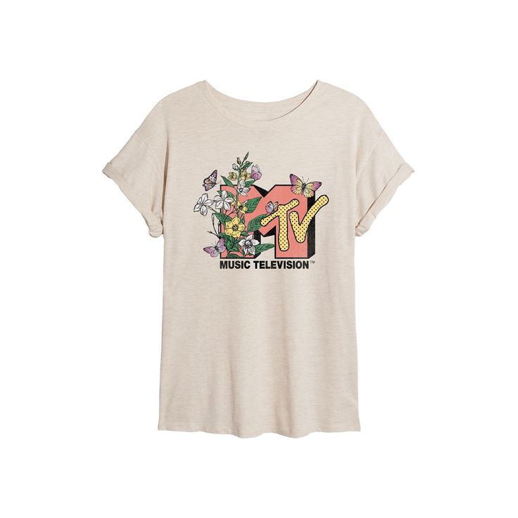 You will love the fun and comfortable style of this Juniors' MTV Botanical Art Flowy Tee. You will love the fun and comfortable style of this Juniors' MTV Botanical Art Flowy Tee. FEATURES Short sleevesFABRIC & CARE Cotton, polyester Machine wash Imported Size: Large. Color: Beig/Khaki. Gender: female. Age Group: kids. Pattern: Graphic. Cute Graphic Design Tops For Spring, Fun Graphic Design Tops For Spring, Fun Spring Graphic Design Tops, Kids Pattern, Comfortable Style, Pattern Graphic, Botanical Art, Comfortable Fashion, Mtv