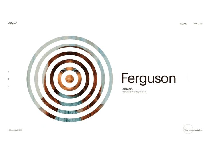 the logo for ferguson is shown in this screenshot from their website, which features an image of a circular design