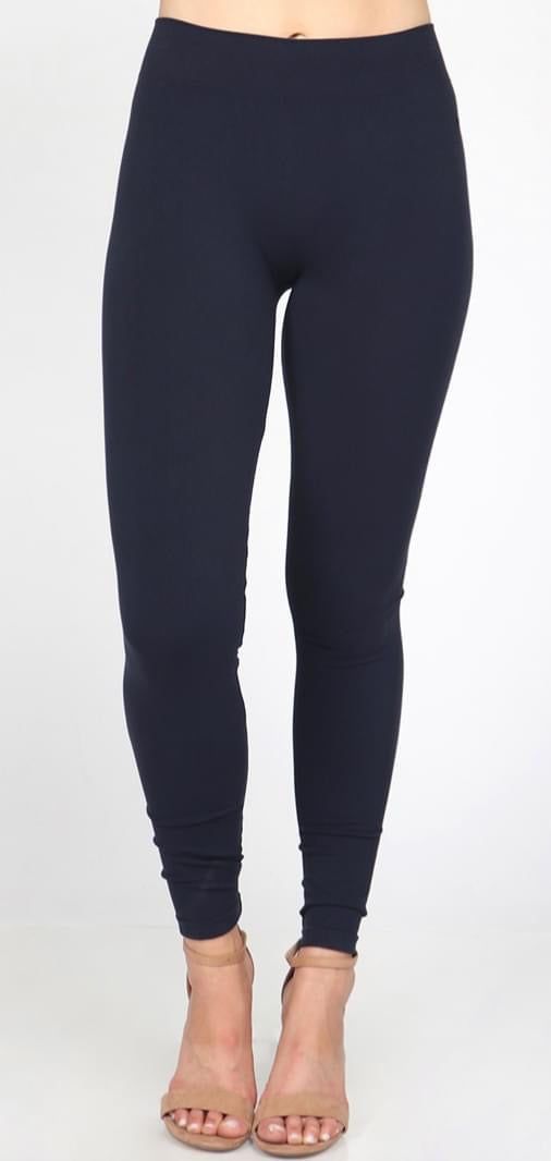 These smooth and comfortable full-length leggings are designed to keep you looking and feeling great all day long. These leggings feature a regular 2" waistband. One size fits all leggings! (Up to size 12) High Stretch Elastane Leggings With Elastic Waistband, Tight Elastane Yoga Pants, Casual Full Length Leggings With 4-way Stretch, Casual Full Length 4-way Stretch Leggings, High Stretch Leggings With Comfort Waistband For Pilates, Comfortable High Stretch Moisture-wicking Leggings, Yoga Compression Leggings With Comfort Waistband, Solid Leggings With Comfort Waistband And 4-way Stretch, Comfort Waistband 4-way Stretch Leggings For Pilates