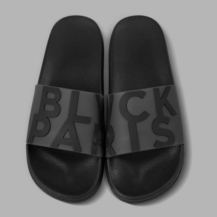 Black Slides | Blvck Paris Blvck Paris, High Tech Gadgets, Black Slides, Swimwear Sets, Cute Fits, Streetwear Fashion, Sweater Hoodie, The Black, Slides