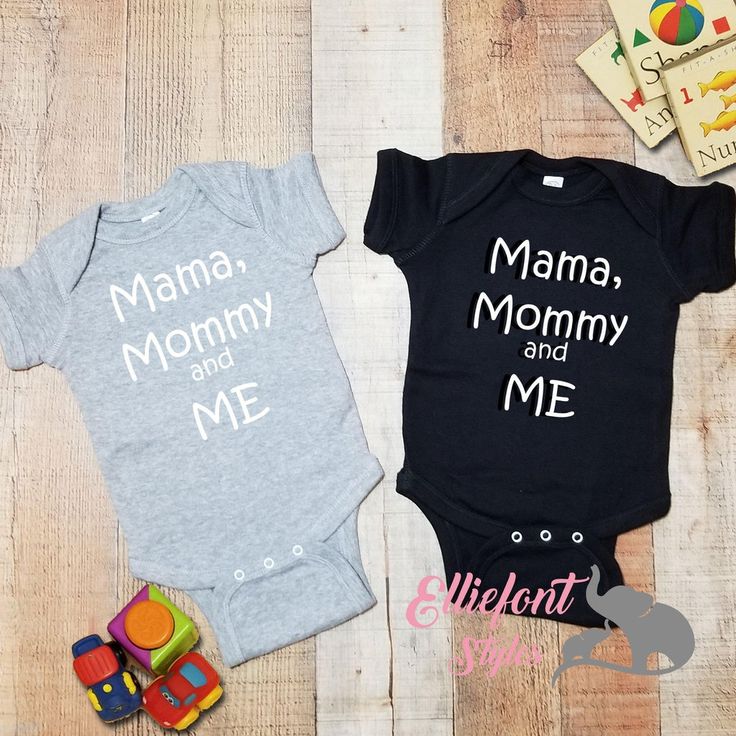 Mama Mommy and Me bodysuit. Show off that pride in your baby. Bodysuit is soft and comfortable for your little one. Perfect gift for baby shower or newborn gift. Make it a complete outfit by adding pants and a hat! Fun Fitted Cotton Bodysuit, Family Matching Onesie For Gender Reveal With Letter Print, Fitted Bodysuit For Family Matching At Gender Reveal, Customizable Fitted Playful Onesie, Fitted Playful Onesie With Letter Print, Gender Reveal Onesie With Letter Print, Playful Fitted Onesie With Letter Print, Cute Unisex Onesie With Name Print, Fun Onesie For Playtime