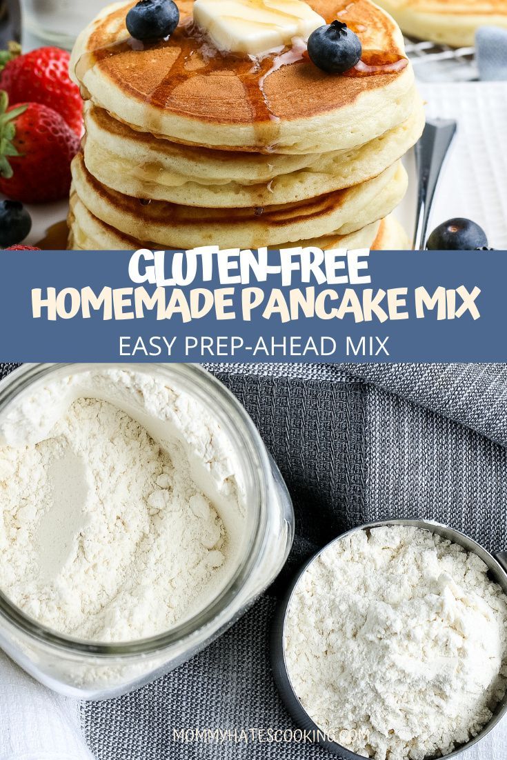 the recipe for gluten - free homemade pancake mix