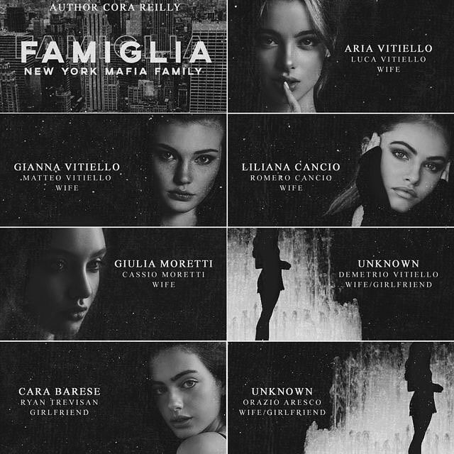 the movie poster for familiaa, which features four different women in black and white