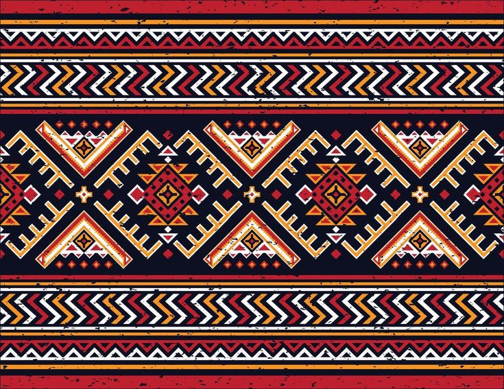 Aztec tribal geometric grunge texture. Vintage vector background. Seamless stripe pattern. Traditional ornament ethnic style. Design for textile, fabric, clothing, curtain, rug, ornament, wrapping. Aztec Clothing, Traditional Ornaments, Canvas Learning, Diy Resin Art, Grunge Textures, Logo Banners, Ethnic Patterns, Diy Resin, Aztec Pattern