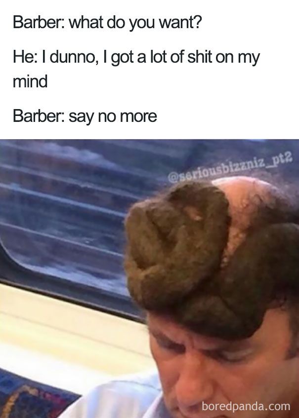 10+ Terrible Haircuts That Were So Bad They Became Say No More Memes Barber Say No More, Barber Memes, Terrible Haircuts, Doug Funnie, Bad Haircut, Say No More, Epic Fails Funny, Epic Fails, Hair Humor