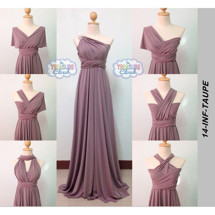 Infinity Dress Ways To Wear, Infinity Dress Styles, Infinity Dress Bridesmaid, Cocktail Prom Dress, Multi Way Dress, Cocktail Dress Prom, Purple Prom Dress, Convertible Dress, Infinity Dress