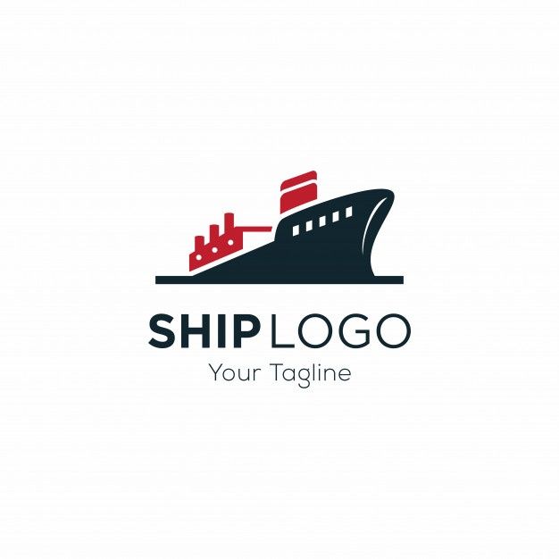 a ship logo with the word ship on it's front and bottom corner, which is