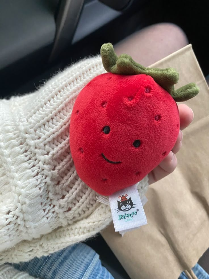 jellycat strawberry soft toy Jellycat Stuffed Animals, Jelly Cat, Cute Squishies, Cute Plushies, Cute Stuffed Animals, Cute Little Things, Cute Plush, Strawberry Shortcake, Just A Girl