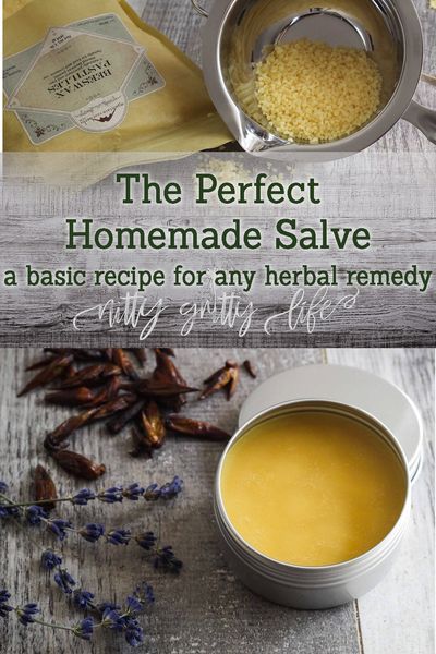 the perfect homemade salve recipe for any herb