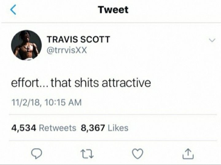 tweet about travis scott on twitter