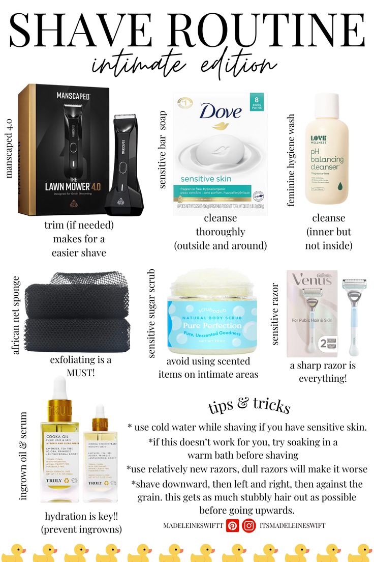 everything is linked! shave + shave routine + self care + shower routine + shower + smooth shave + how to shave + shave products + amazon + linked amazon items + tips on shaving + tips and tricks Shaving Essentials Women, Private Part Care Routine, Best Shaving Routine For Down There, Feminine Shaving Tips, Shave Tips Down There, Shaving After Care, Kitty Shave Routine, How To Get A Clean Shave, How To Shave Kitty