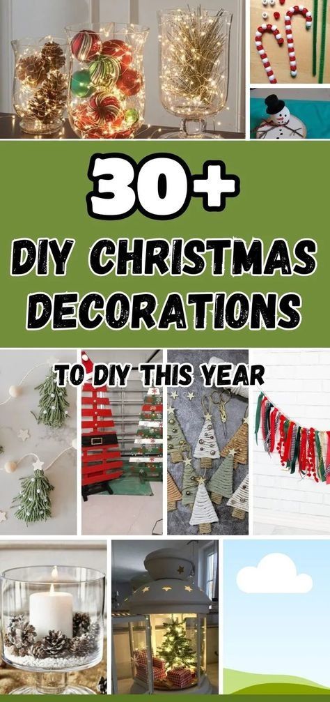 Diy House Christmas Decorations, Small Christmas Decorations Diy, Wall Decor Christmas Diy, Easy Diy Xmas Decor, Cheap And Easy Christmas Decorations, Fyi Christmas Decorations, Dye Christmas Decorations, Christmas Diy Decor Crafts, Frugal Christmas Decorations