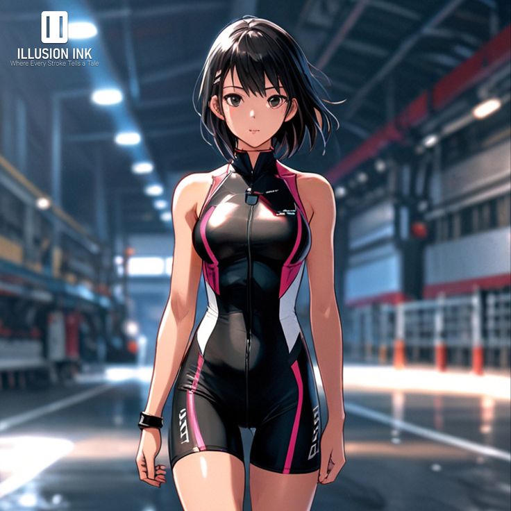 300 Anime Style Racer Female Character Reference | 8K,  on ArtStation at https://www.artstation.com/artwork/0lXQ4E Female Character Reference, Character Reference, Female Character, Be Aware, Character Design References, Design Reference, Anime Style, Character Design, Anime