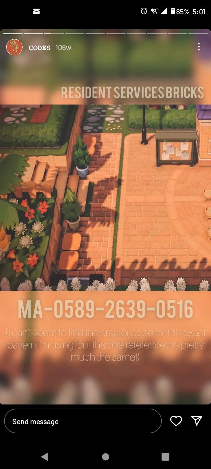 an image of a real estate listing application on a phone screen with the text resident services bricks