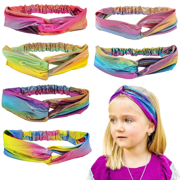 PRICES MAY VARY. Unlike other girls headbands made of boring fabric, these mermaid hair accessories for girls are made with metallic rainbow fabric and come with a flexible back that adjusts to your own unique head shape; Headband is 17" with a stretch elastic back to fit most girls to tweens 6 mermaid knotted headbands made with metallic mermaid fabric and an elastic for stretchy headbands that provide a comfortable fit for kids Cute mermaid headbands for girls who love to dress up and play; Pe Mermaid Hair Accessories, Hair Accessories Kids, Tie Dye Hair, Headbands For Girls, Mermaid Headband, Mermaid Fabric, Spa Headband, Stretchy Headbands, Cute Headbands