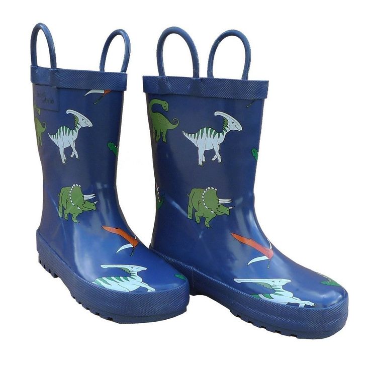 Dinosaur_Boots_600-65.jpg?0 Boys Rain Boots, Toddler Rain Boots, Kids Rain Boots, Kids Rain, Slip And Fall, Comfortable Boots, Rain Boot, Wet Weather, Rubber Boots