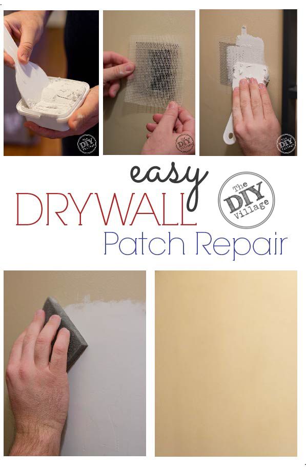 the instructions for how to paint a wall with drywall repair